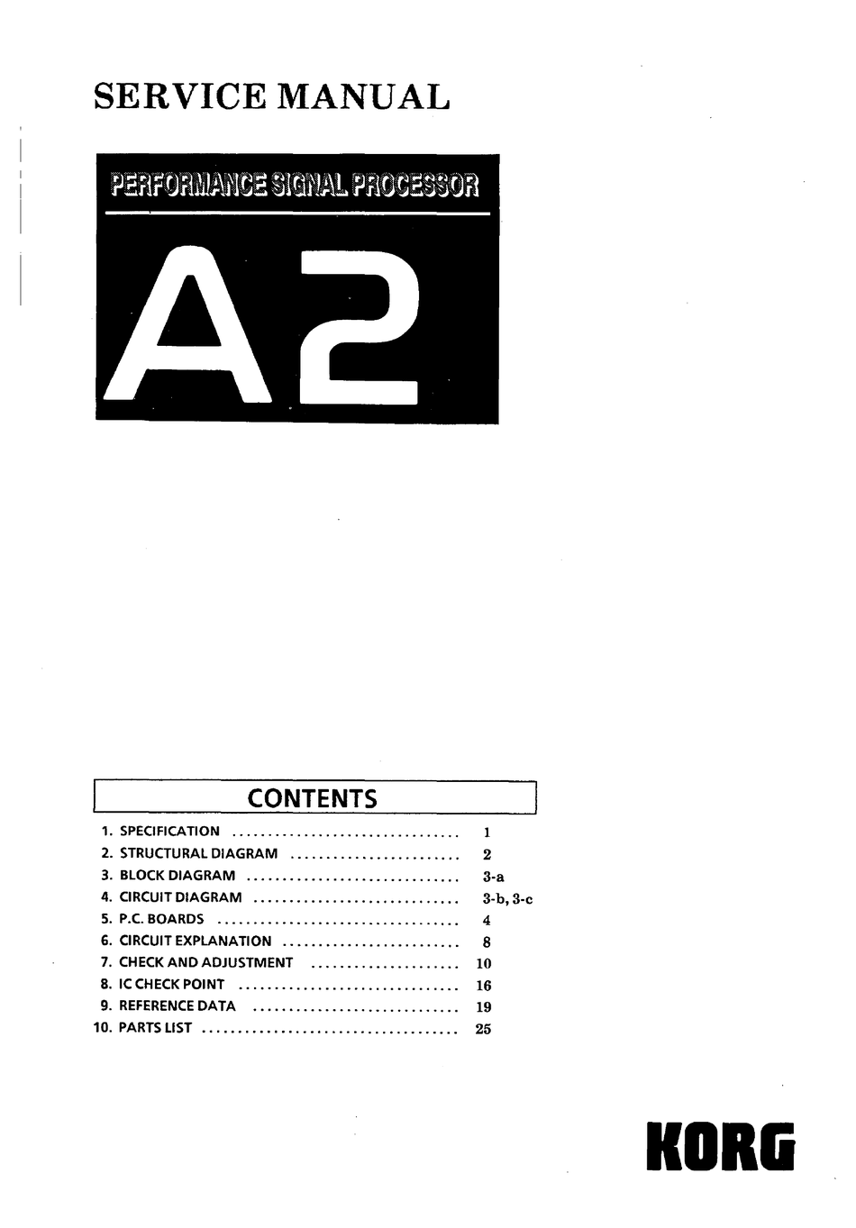 Service manual. Korg exp2 инструкция схема подключения.