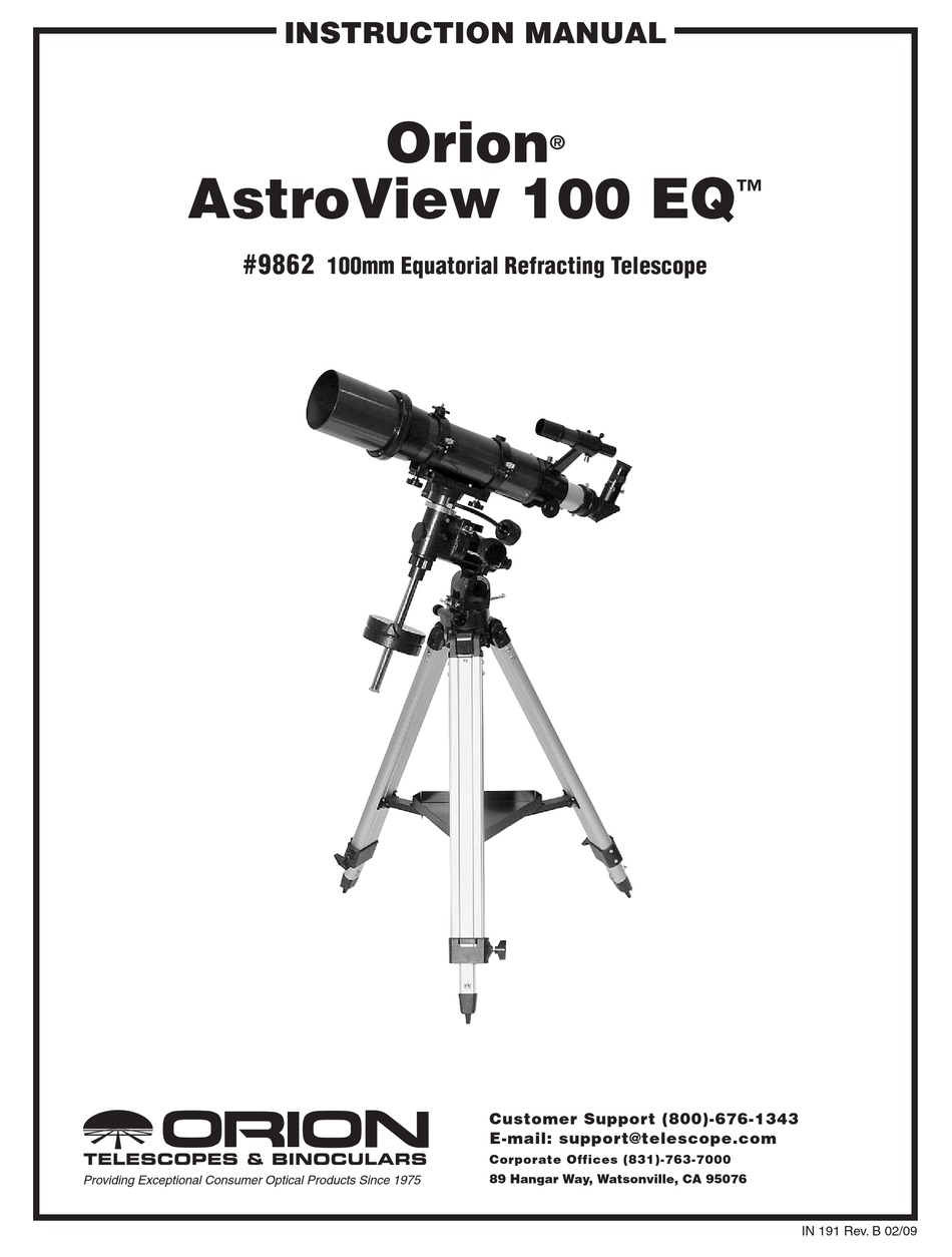 Orion fashion 100mm refractor