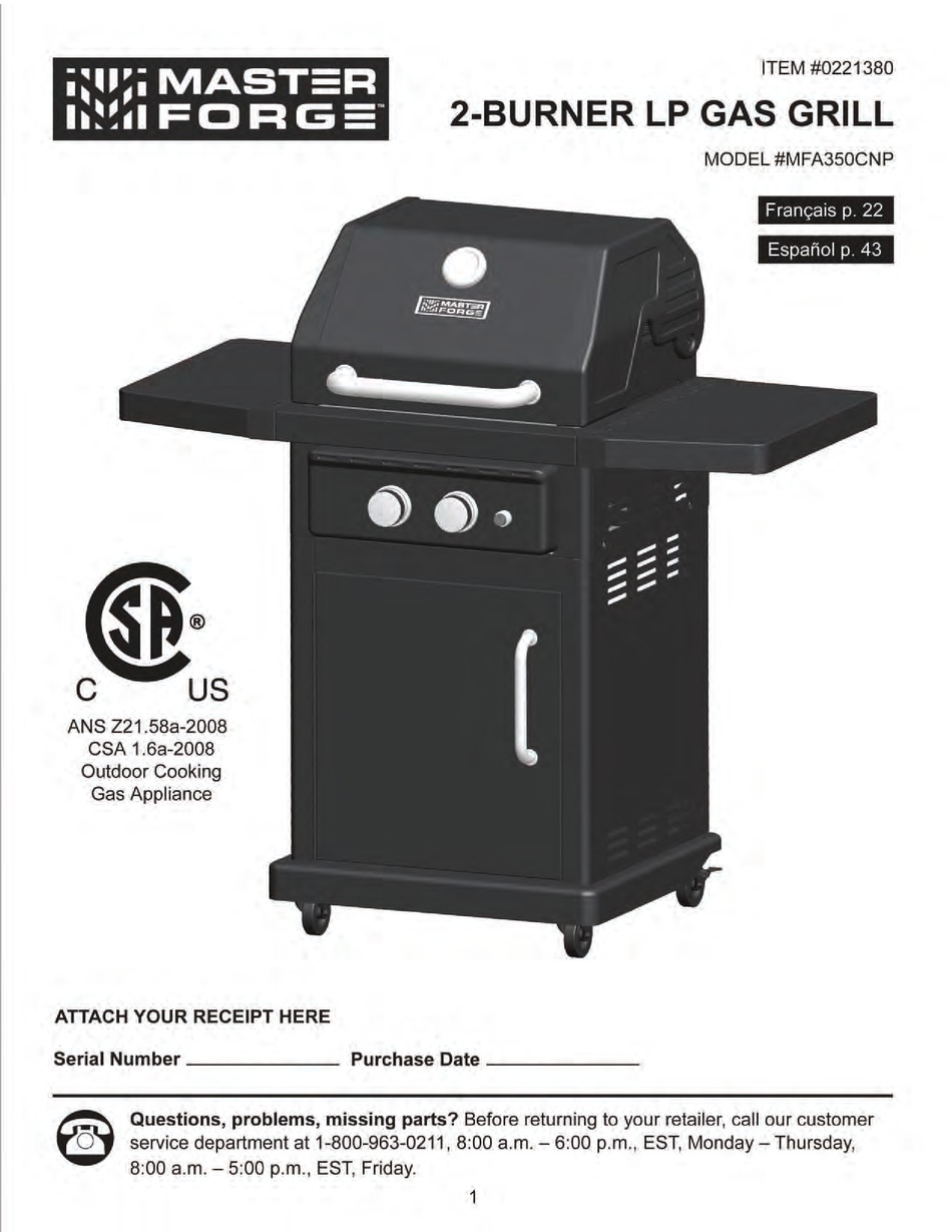 Master Fe Mfa350cnp User Manual Pdf Download Manualslib