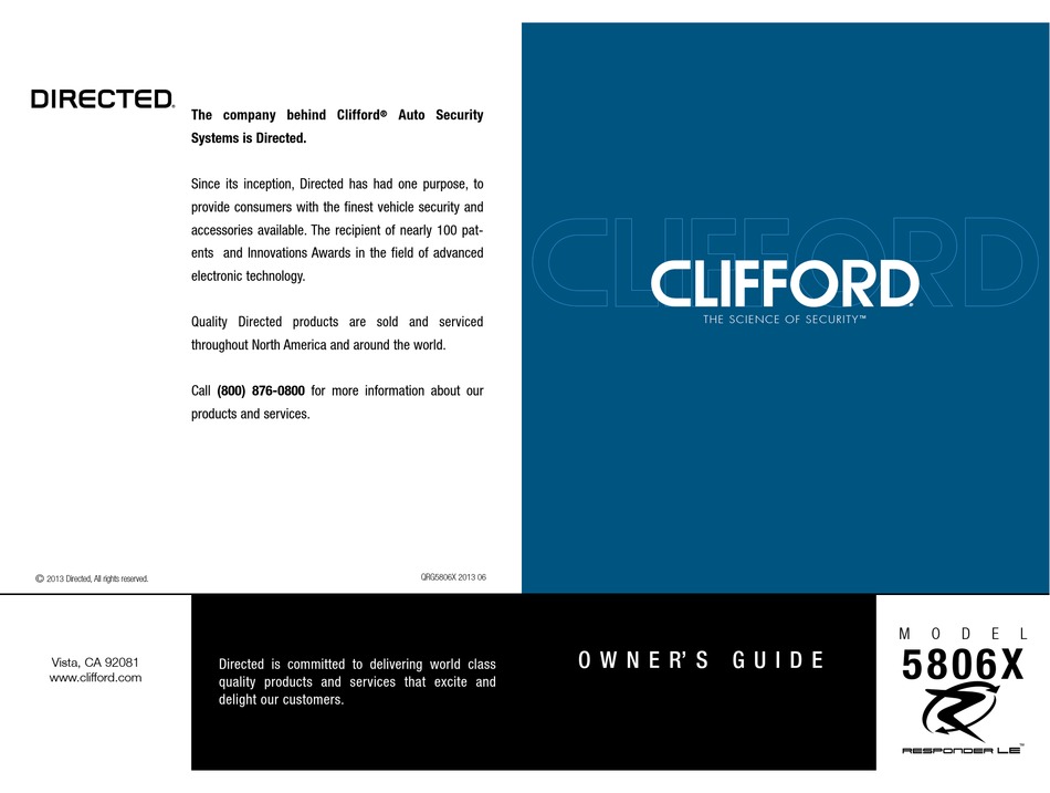 Clifford 5806x deals