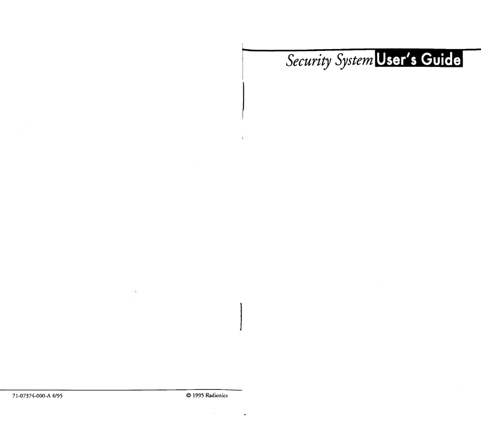 RADIONICS D2112 USER MANUAL Pdf Download ManualsLib