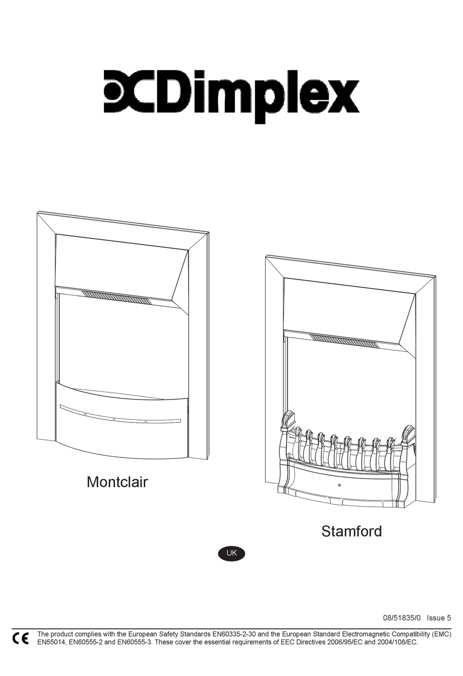 DIMPLEX MONTCLAIR INSTRUCTIONS Pdf Download ManualsLib