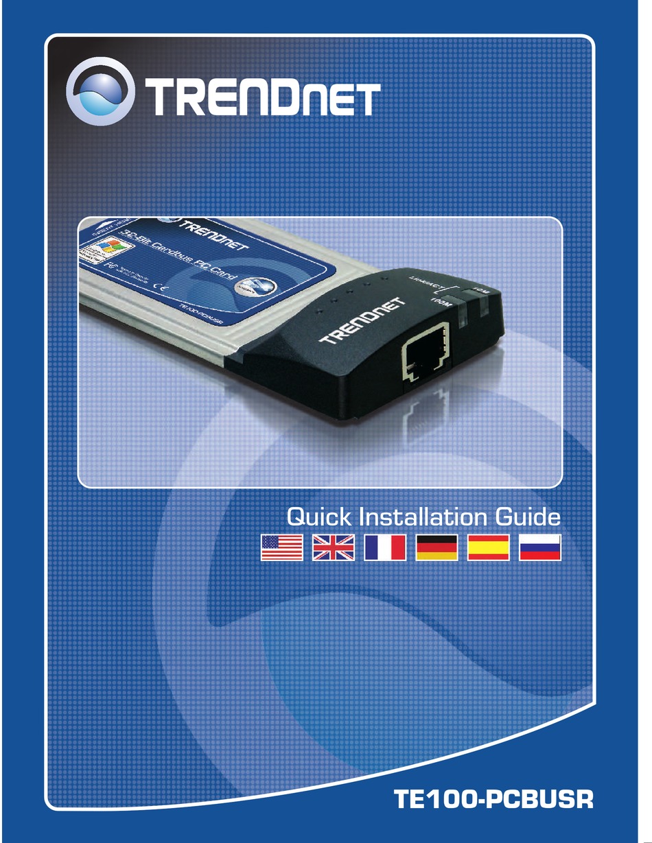 TE100PCBUSR QUICK INSTALLATION MANUAL Pdf Download ManualsLib