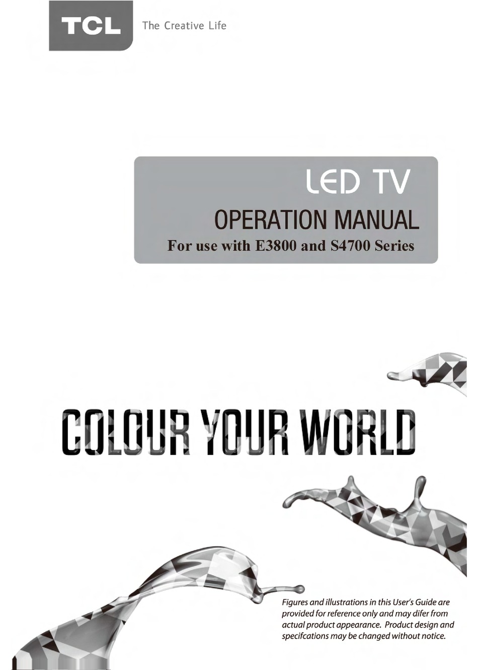 TCL E3800 SERIES OPERATION MANUAL Pdf Download | ManualsLib