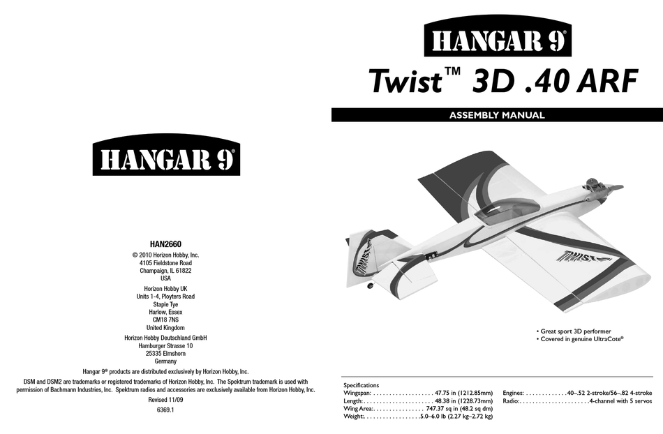 Hangar 9 online twist