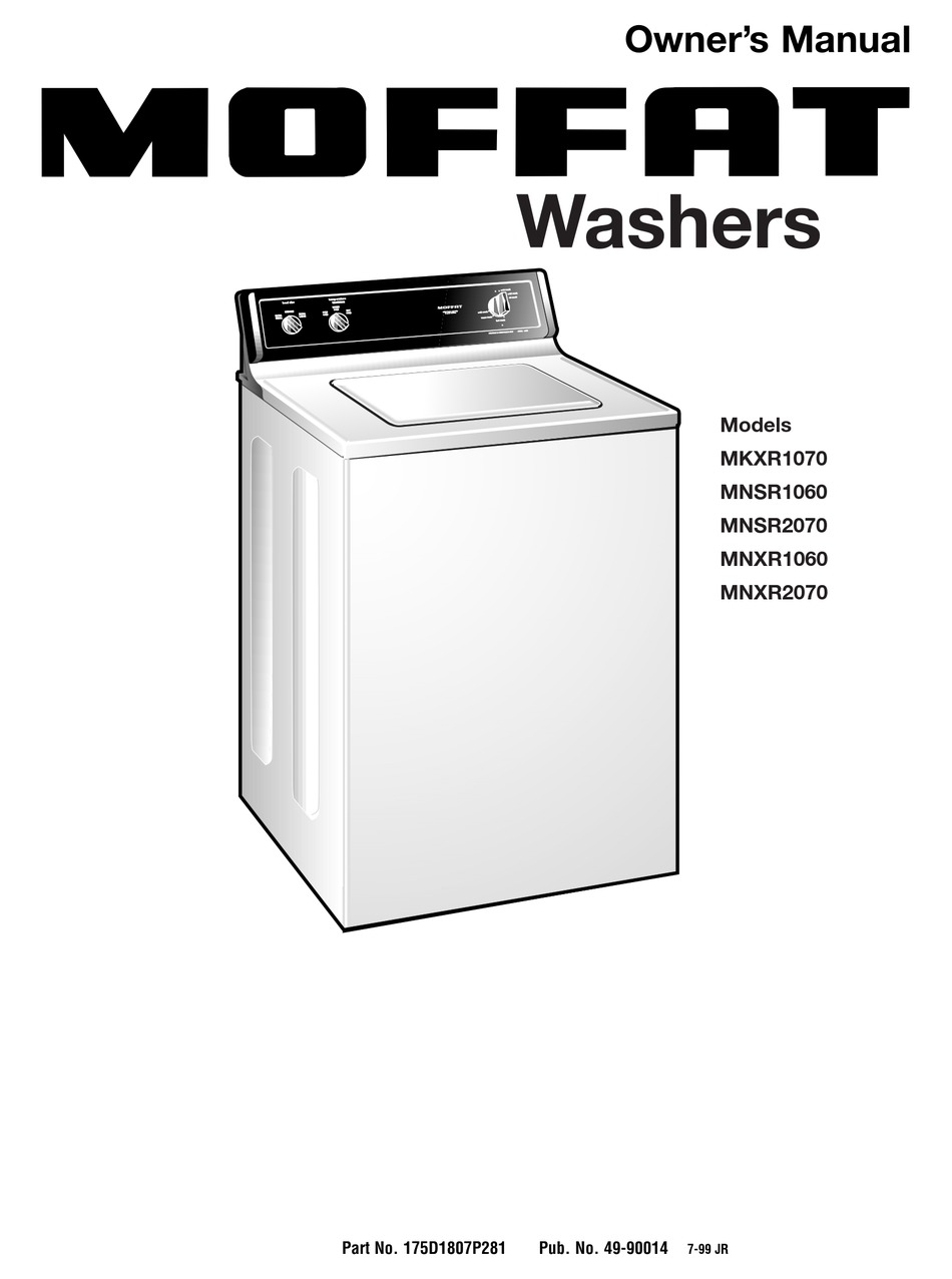 MOFFAT MKXR1070 OWNER'S MANUAL Pdf Download ManualsLib