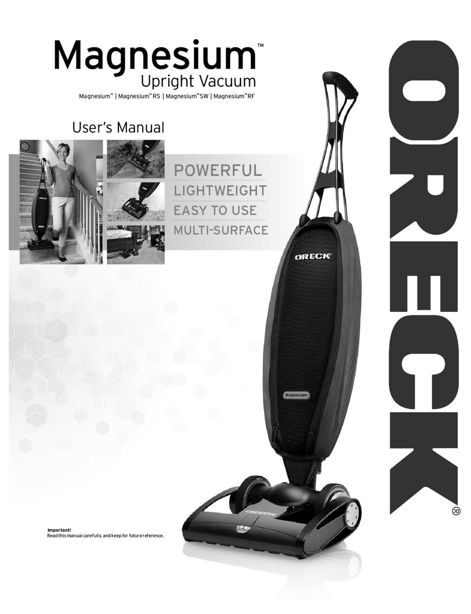 ORECK MAGNESIUM USER MANUAL Pdf Download ManualsLib