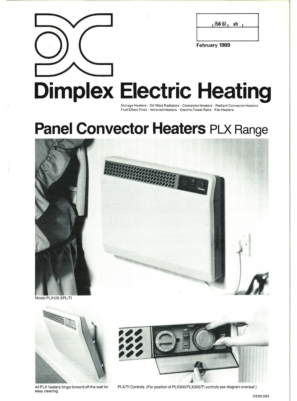 DIMPLEX PLX075SPL USER MANUAL Pdf Download ManualsLib