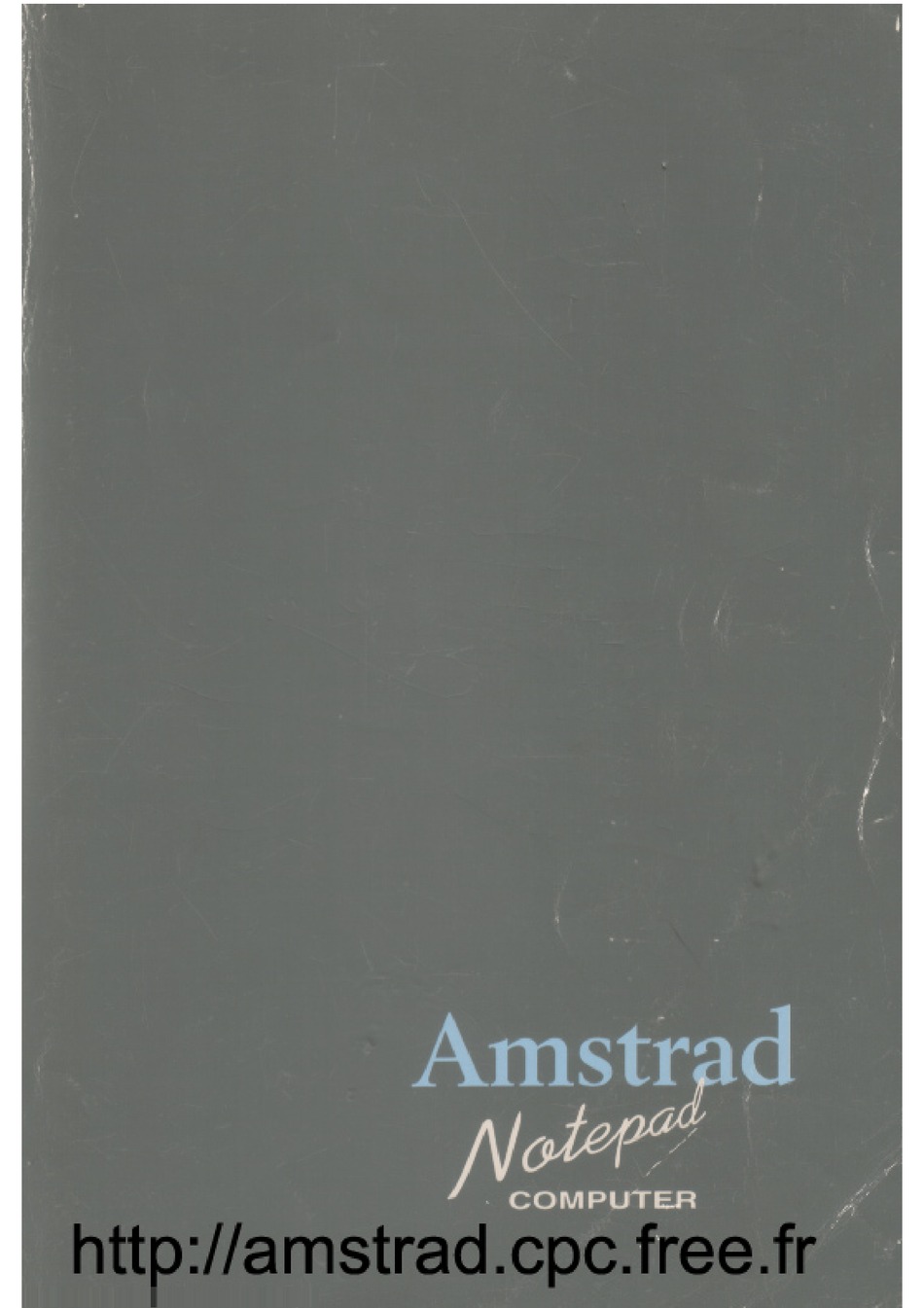 AMSTRAD NOTEPAD NC100 MANUAL Pdf Download ManualsLib