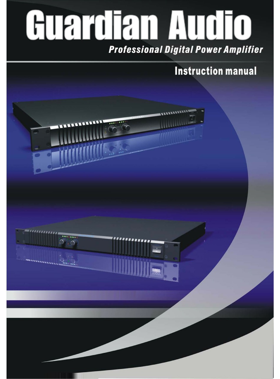 GUARDIAN AUDIO D4000 INSTRUCTION MANUAL Pdf Download ManualsLib