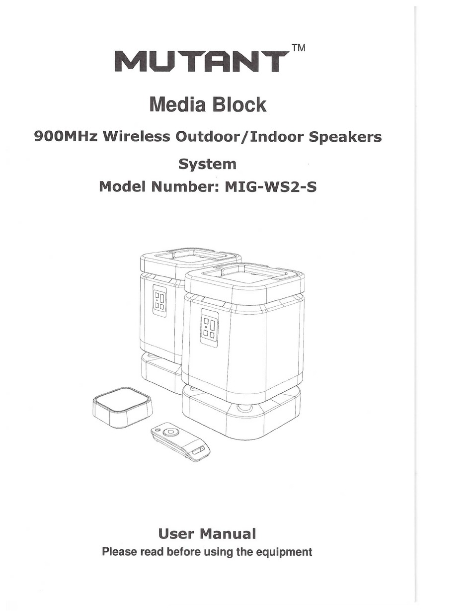 Mutant Mig Ws2 S User Manual Pdf Download Manualslib