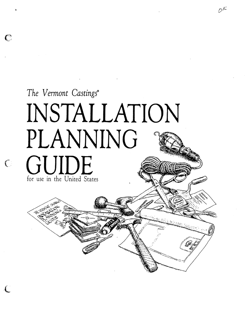 Vermont Castings Resolute Installation Planning Manual Pdf Download Manualslib