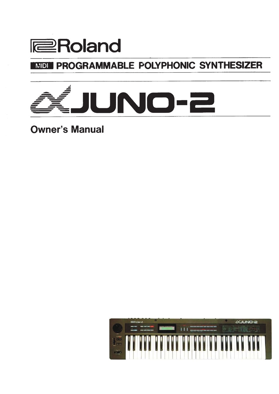 Roland Juno 2 Manual 70+ Pages - Manual Updated 2021 