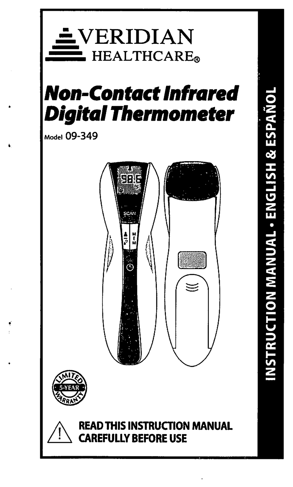 VERIDIAN HEALTHCARE 09349 INSTRUCTION MANUAL Pdf Download ManualsLib