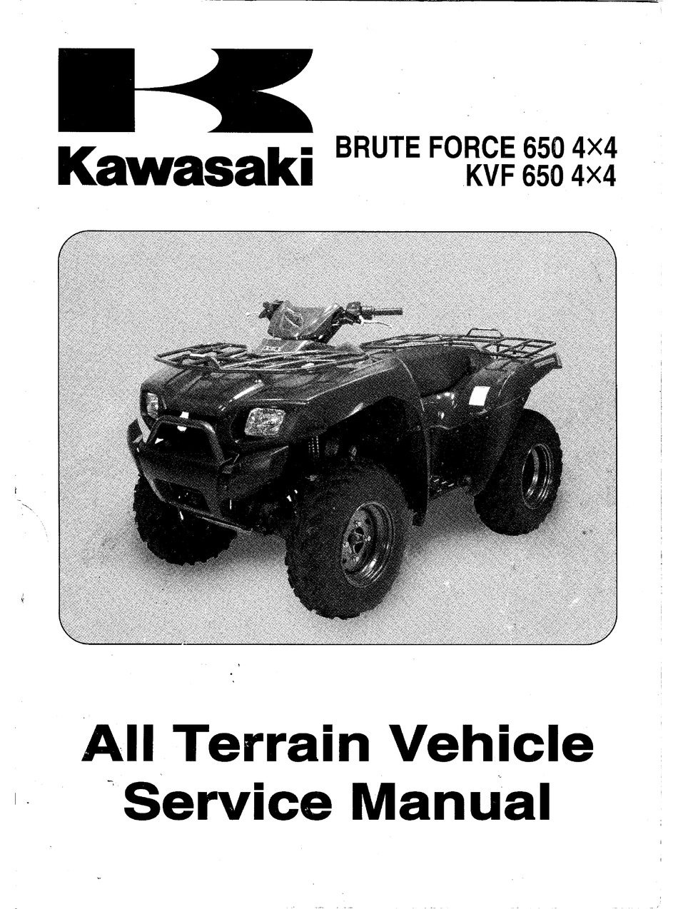 KAWASAKI BRUTE FORCE 650 4X4 SERVICE MANUAL Pdf Download | ManualsLib  2007 Brute Force 650 Wiring Diagram    ManualsLib
