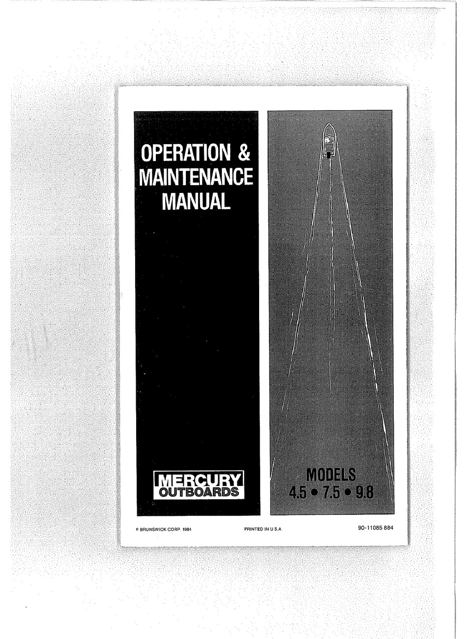 mercury motor repair manual