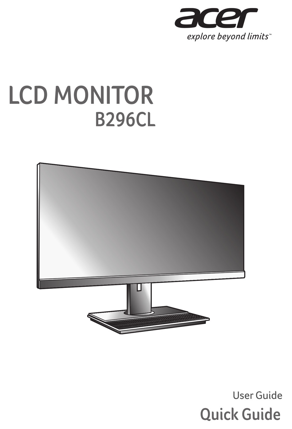 ACER B296CL QUICK MANUAL Pdf Download 