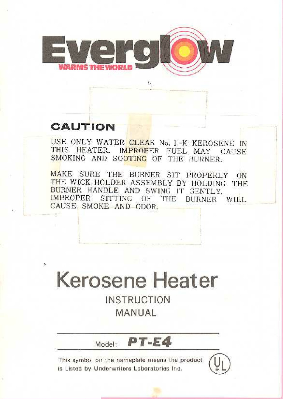 EVERGLOW PT-E4 INSTRUCTION MANUAL Pdf Download | ManualsLib