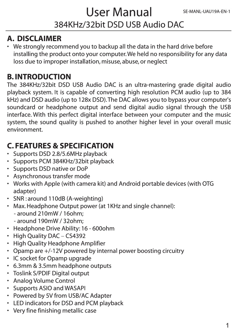 SYBASONIC DSD USER MANUAL Pdf Download ManualsLib