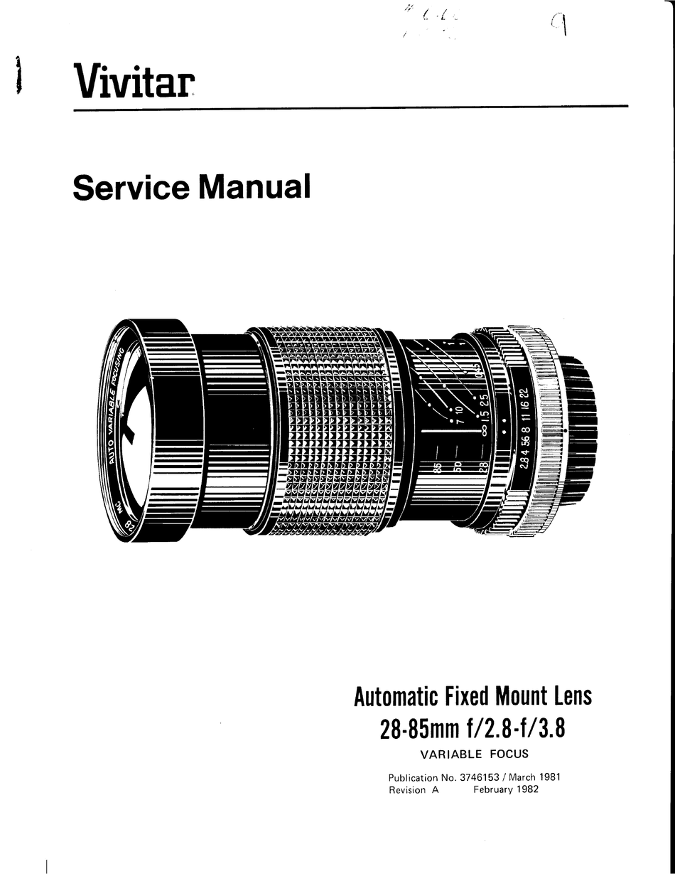 Manual lens