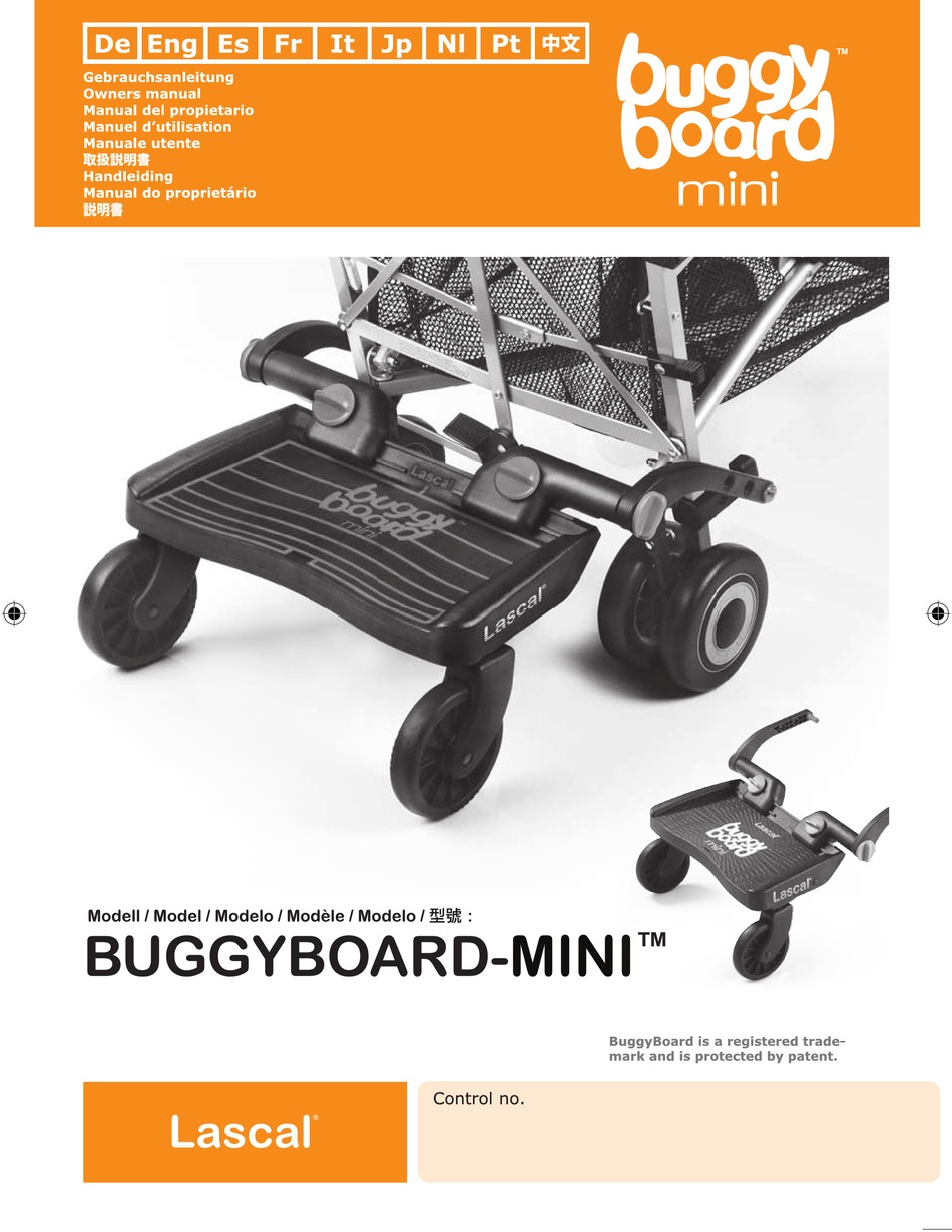 lascal buggy board manual