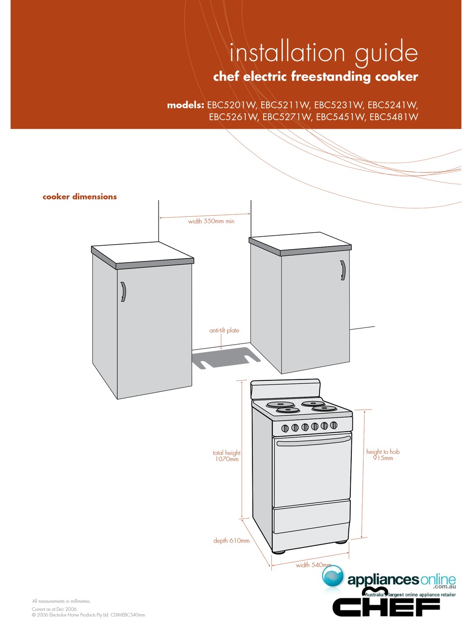 chef ebc5271w