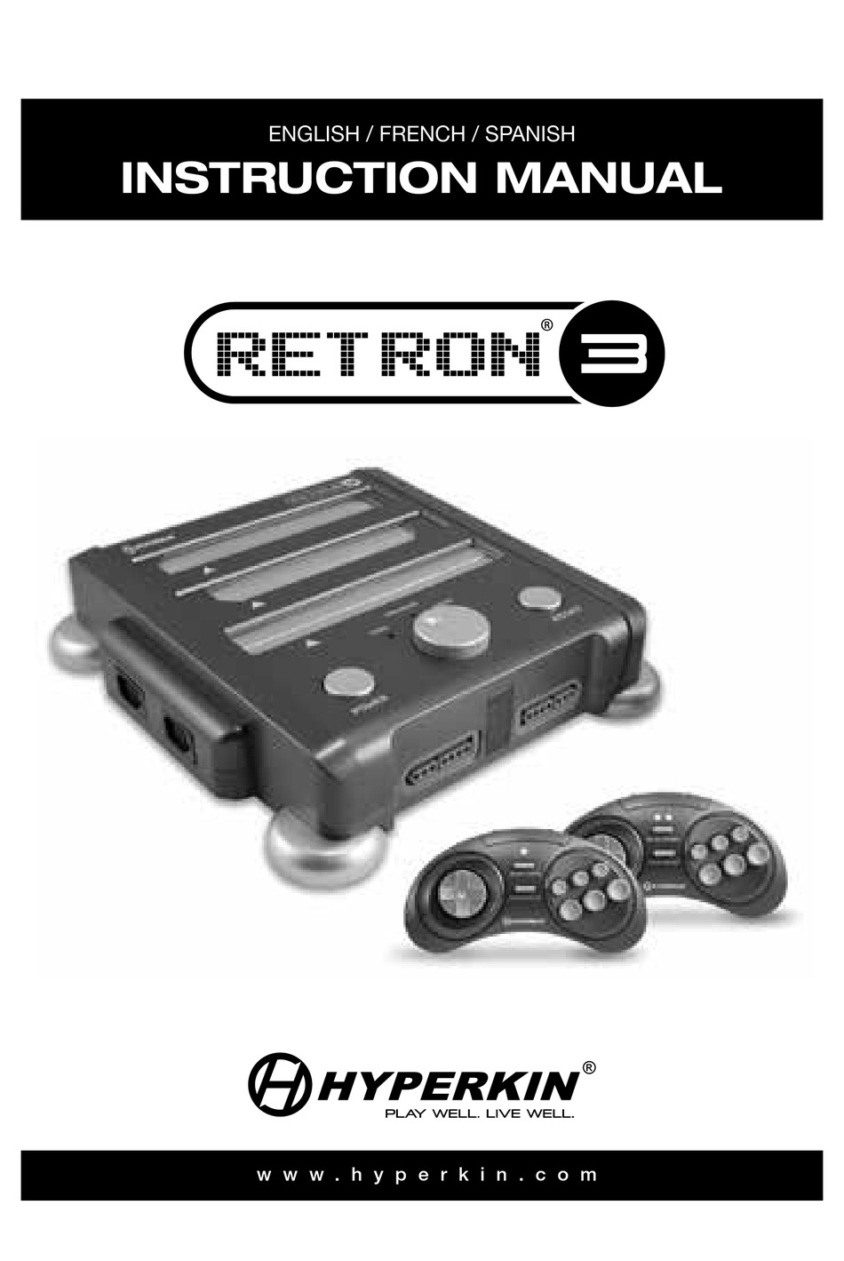  HYPERKIN RETRON 3 INSTRUCTION MANUAL Pdf Download ManualsLib