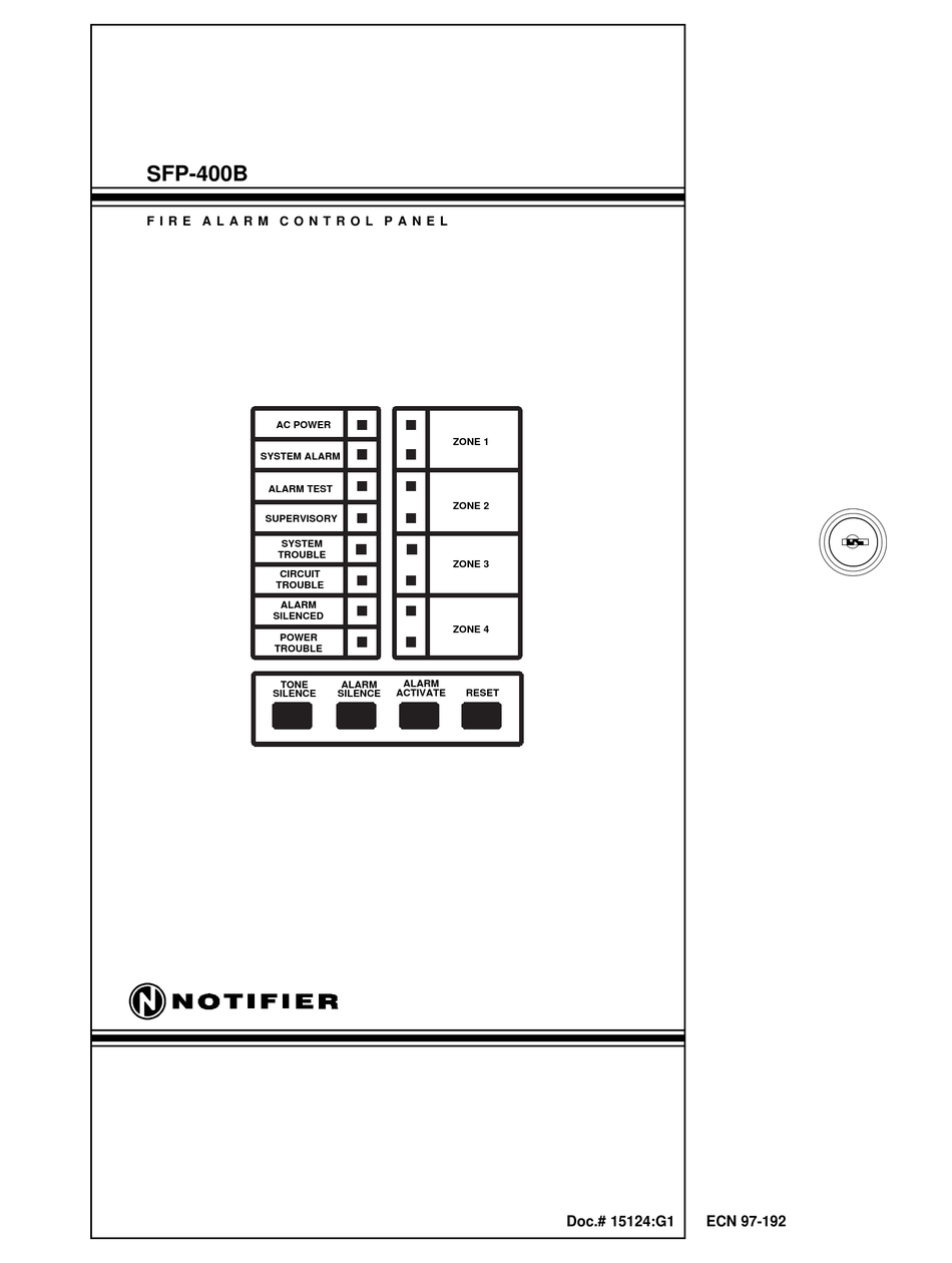 NOTIFIER SFP-400B MANUAL Pdf Download | ManualsLib