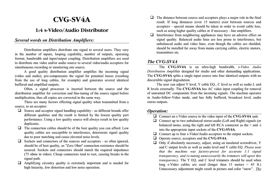 comprehensive-cvg-sv4a-instruction-manual-pdf-download-manualslib