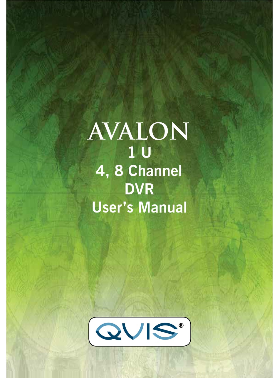 AVALON QVIS USER MANUAL Pdf Download ManualsLib