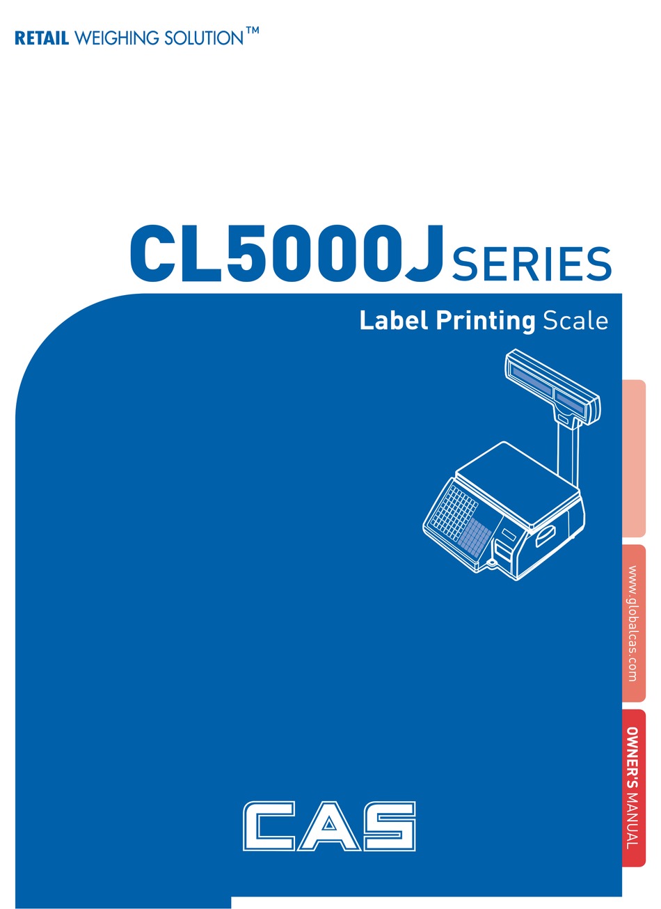 CAS CL5000J SERIES OWNER'S MANUAL Pdf Download | ManualsLib