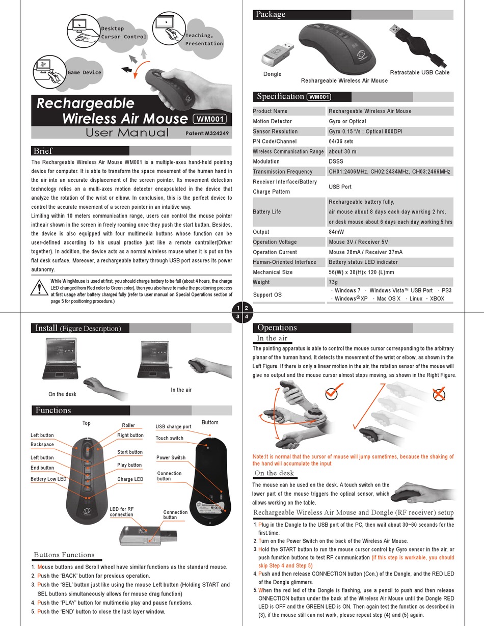 OMNI MOTION WM001 USER MANUAL Pdf Download | ManualsLib