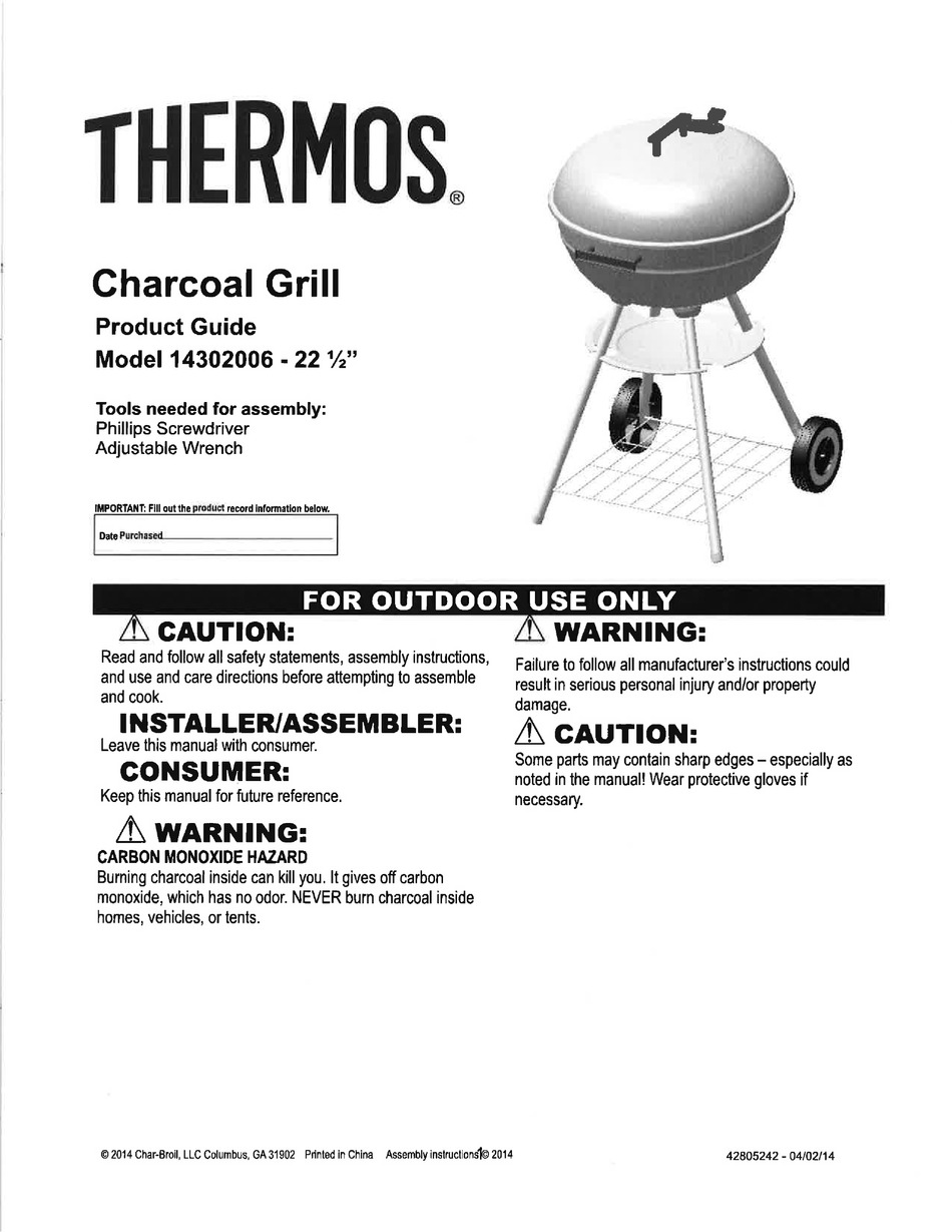 THERMOS 14302006 PRODUCT MANUAL Pdf Download ManualsLib