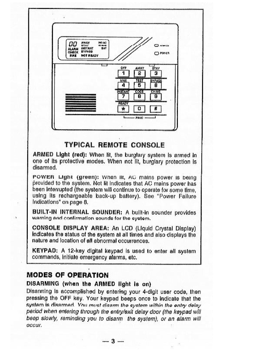 ADEMCO 4110DLA USER MANUAL Pdf Download | ManualsLib
