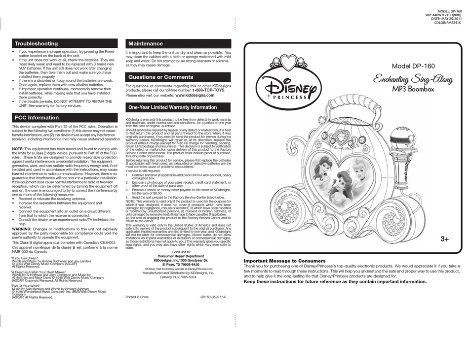 frozen 2 sing along boombox manual