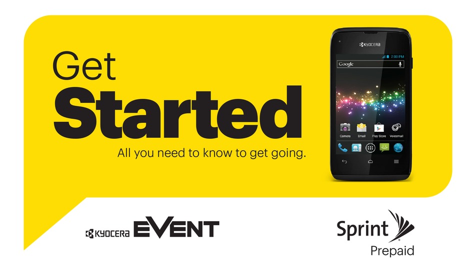 KYOCERA EVENT GET STARTED Pdf Download ManualsLib