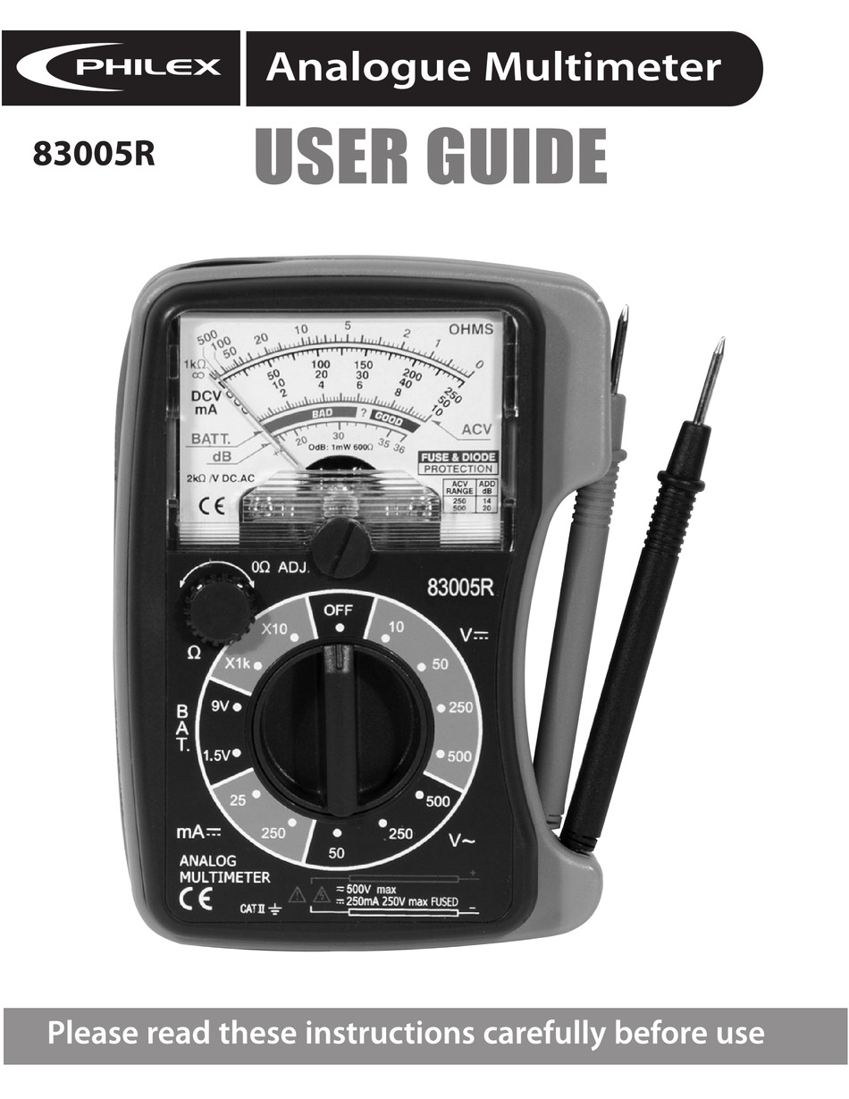 PHILEX 83005R USER MANUAL Pdf Download ManualsLib