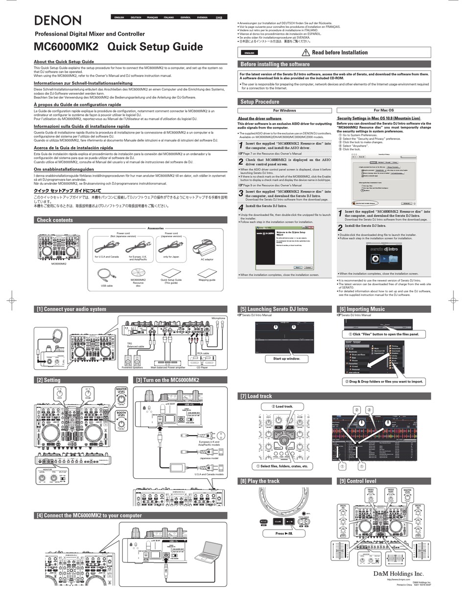 mc6000mk2 denon dj asio driver download