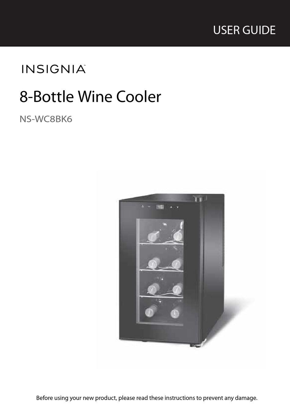 Insignia Ns Wc8bk6 User Manual Pdf Download Manualslib