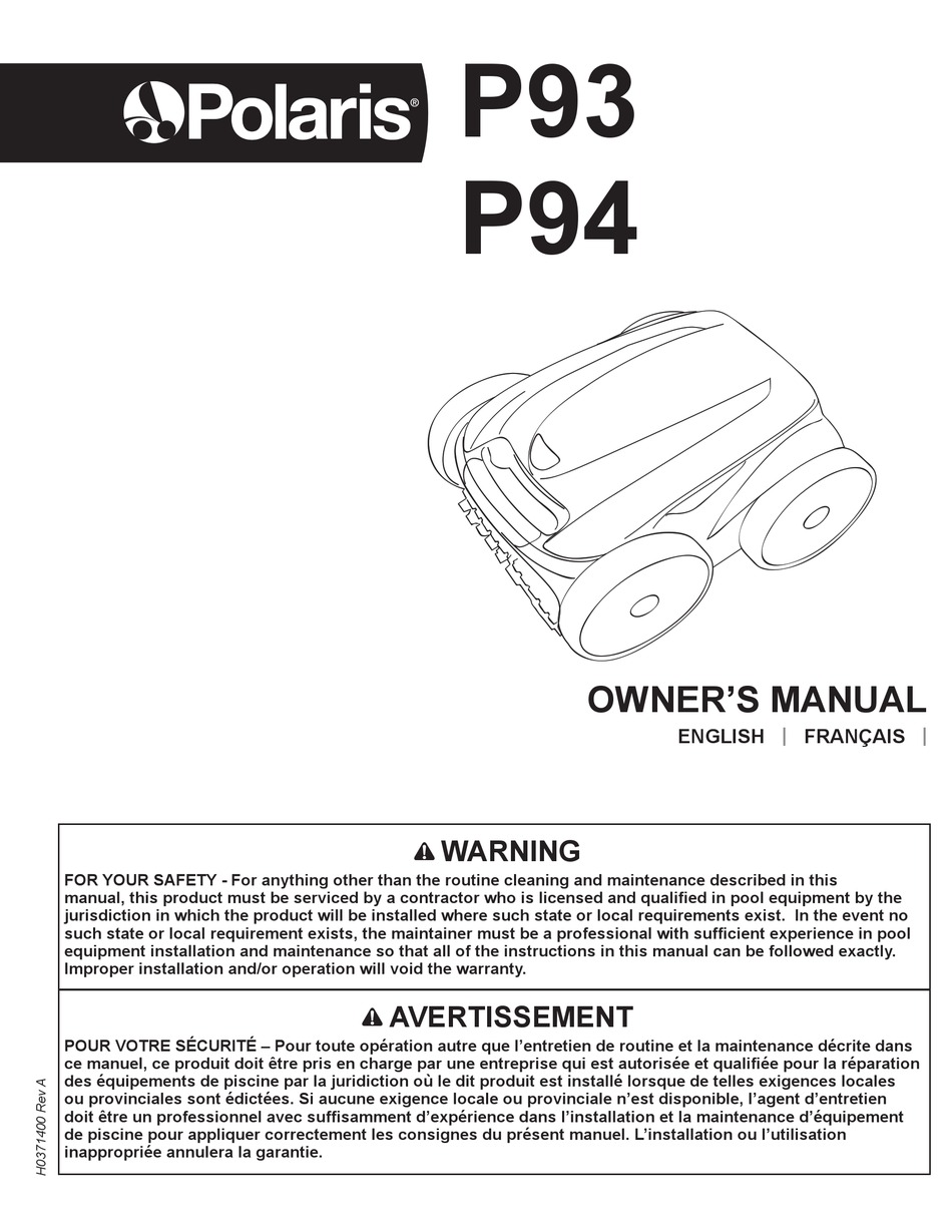 POLARIS P93 OWNER'S MANUAL Pdf Download | ManualsLib