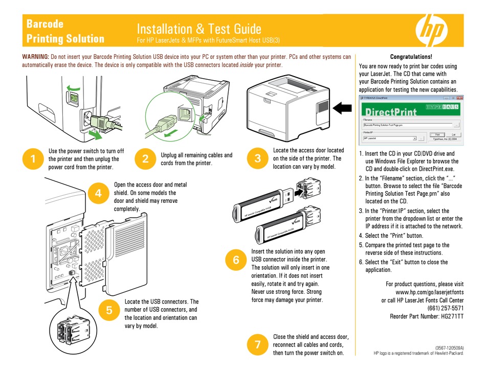 HP LASERJETSSERIES INSTALLATION & TEST MANUAL Pdf Download