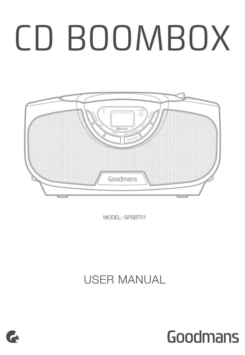 GOODMANS GPSBT01 USER MANUAL Pdf Download ManualsLib