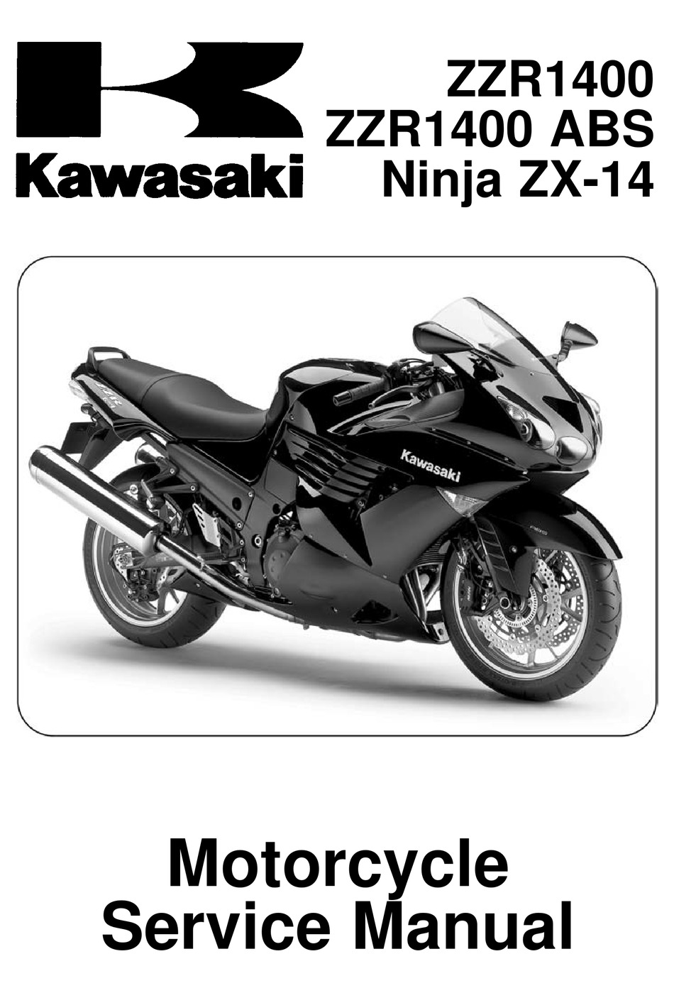 KAWASAKI ZZR1400 SERVICE MANUAL Pdf Download | ManualsLib