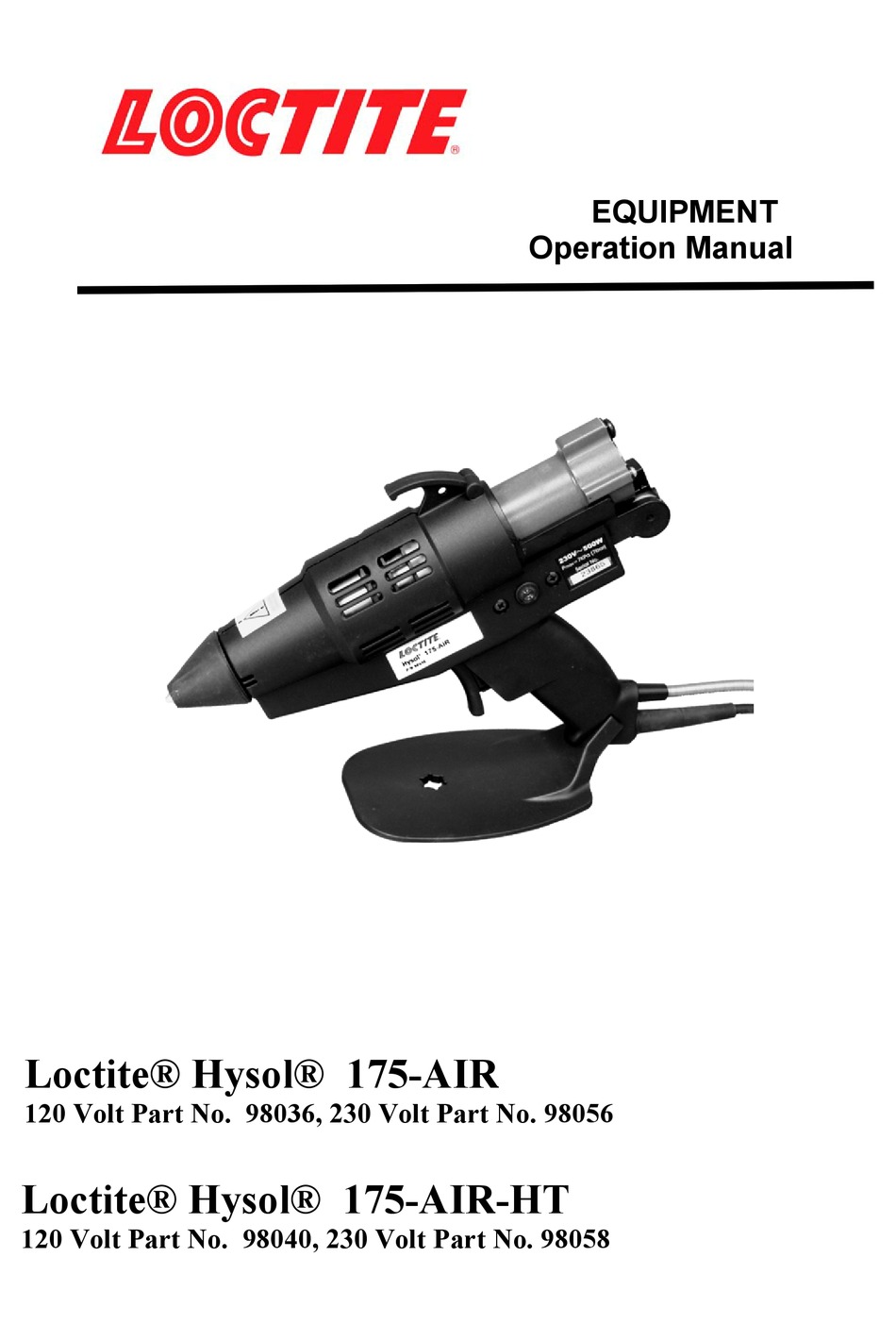 5 Operation Loctite® Equipment