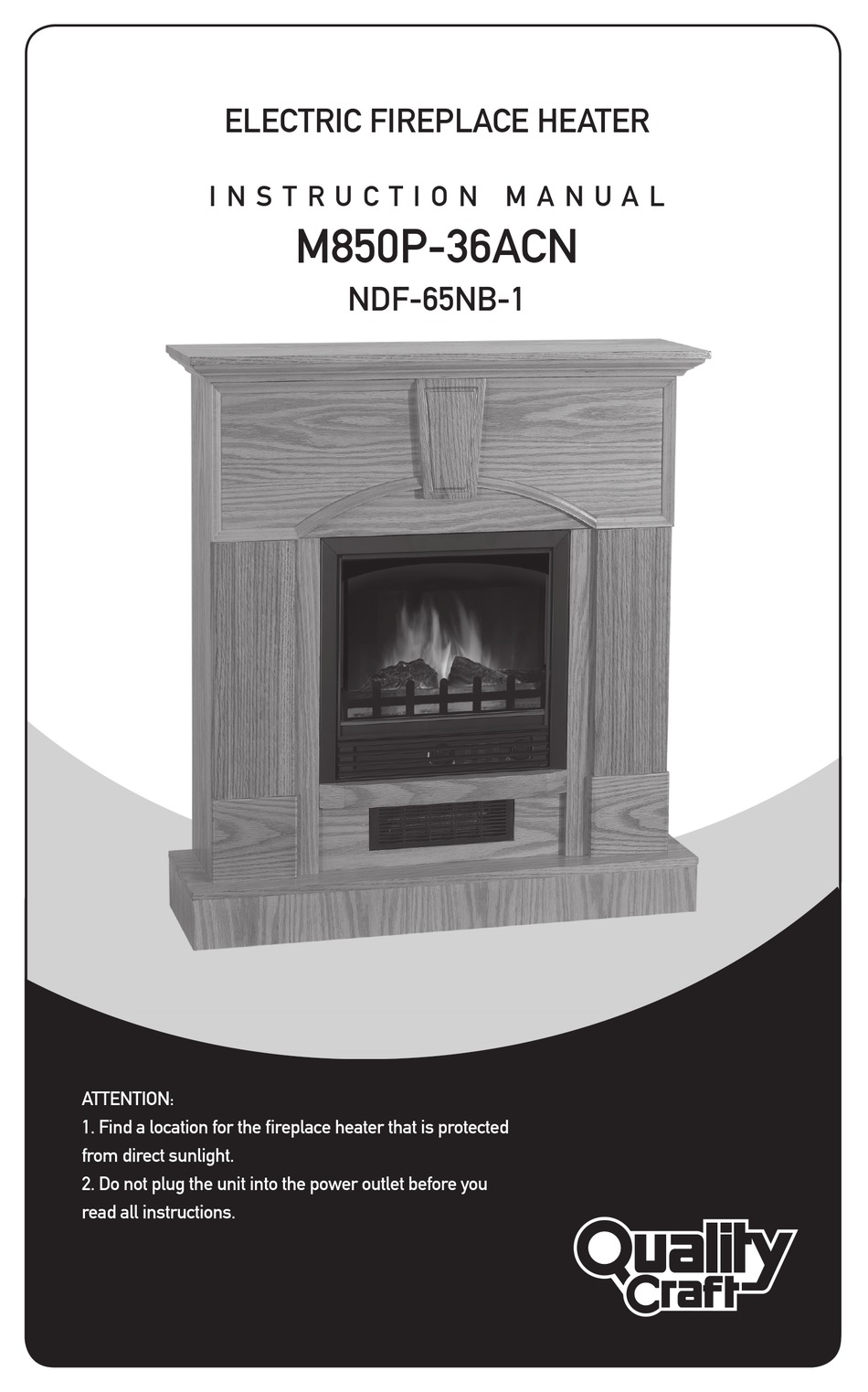 QUALITY CRAFT M850P36ACN INSTRUCTION MANUAL Pdf Download ManualsLib