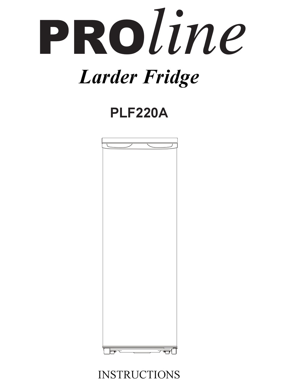 PROLINE PLF220A INSTRUCTIONS MANUAL Pdf Download ManualsLib