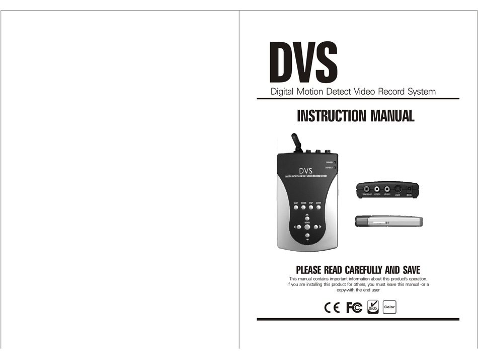 DVS LCW503 INSTRUCTION MANUAL Pdf Download ManualsLib