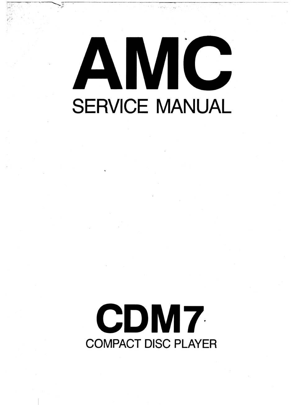 Инструкция south. AMC cdm7. AMC dac8. AMC Pro 7 service manual. ЦАП AMC.