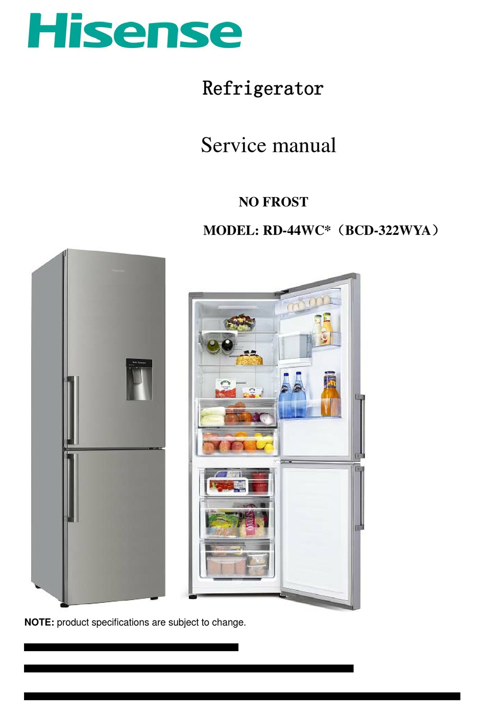 Hisense Rd 44wc Series Service Manual Pdf Download Manualslib