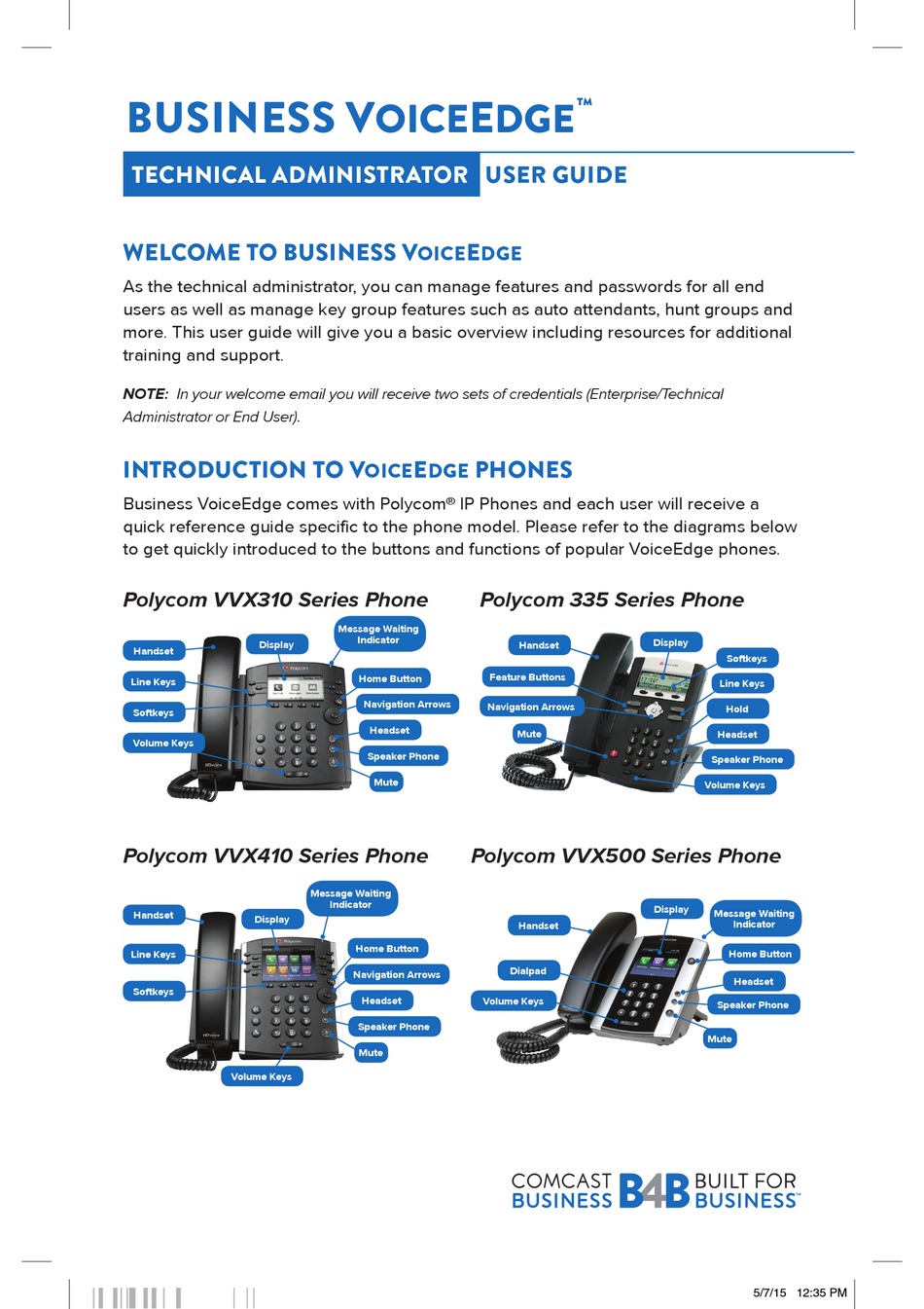 POLYCOM BUSINESS VOICEEDGE VVX310 SERIES USER MANUAL Pdf Download |  ManualsLib